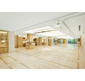 展示会などでも利用可能な、390㎟の会場