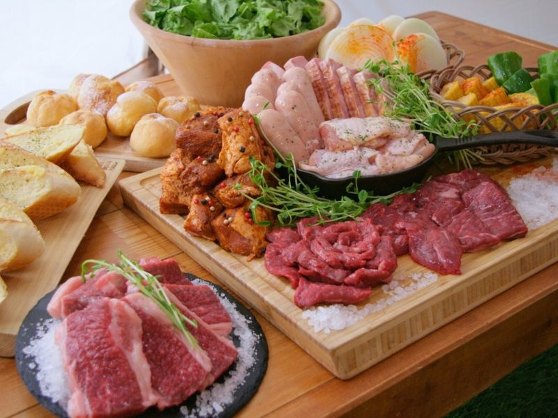 【国産黒毛和牛使用】ワンランク上のプレミアムBBQコース