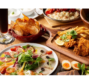 【スタンダードパーティーコース】2時間飲み放題付 4950円⇒4500円(税込)