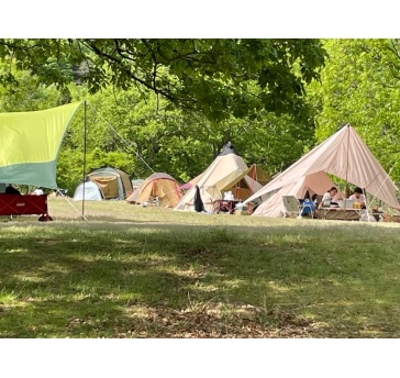 はさまじ里山の森公園　Camp　Area