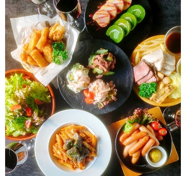 貸切【忘新年会：スタンダード5000円コース】2H飲放/料理9品/前菜からデザートまで充実の人気コース♪