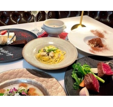 【記念日プレート付き ディナーアニバーサリーコース】