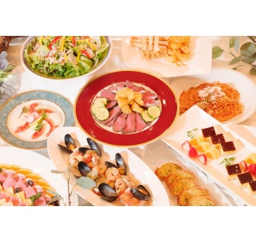 【ご宴会プラン】
 卓上盛込みコース ( 2時間 ) 10,000円 ～