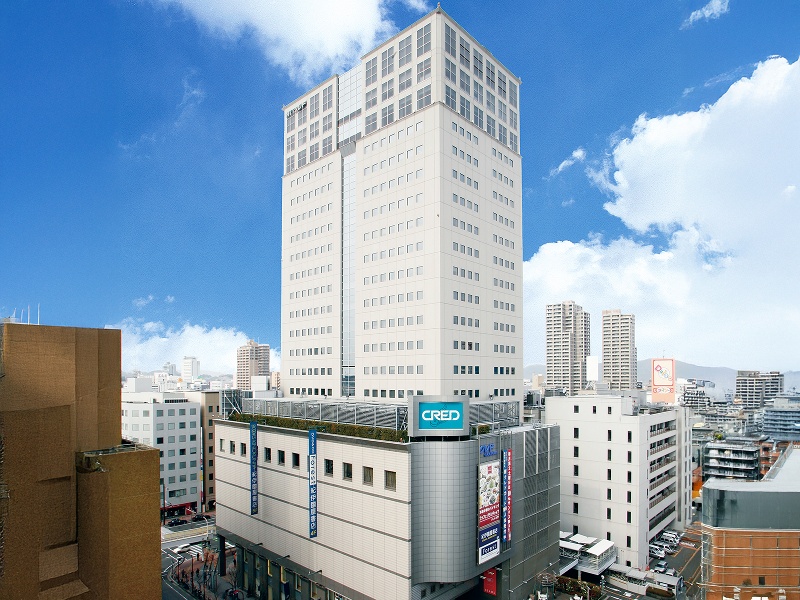 岡山市のランドマークである「NTTクレド岡山ビル」
最上階 21F・20F 会場施設
