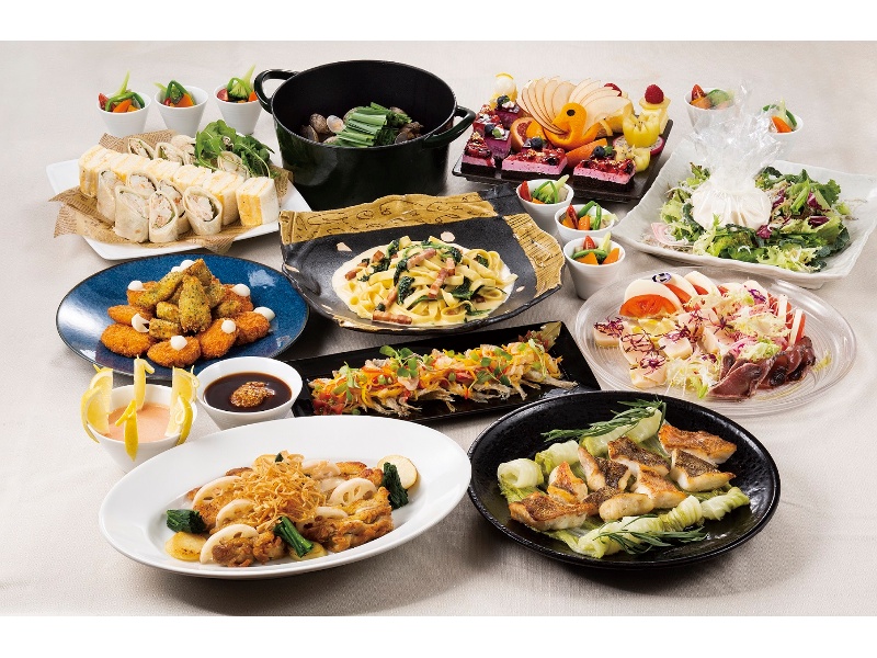 立食ビュッフェプラン（2時間飲み放題付）