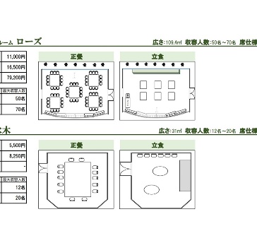 様々なレイアウト変更可能が可能です
