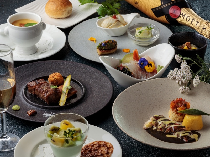 大山の魅力を生かした食材でつくる本格フランス料理