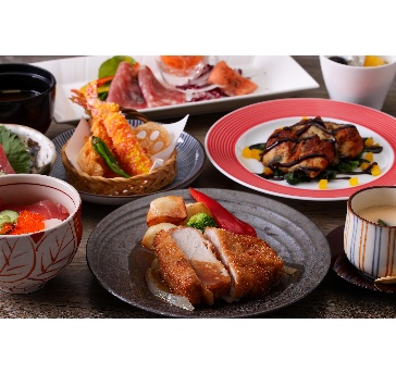 宴会場としても御利用可能です
※写真は個人盛り料理の一例