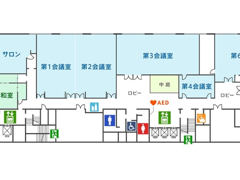 8階フロア　平面図