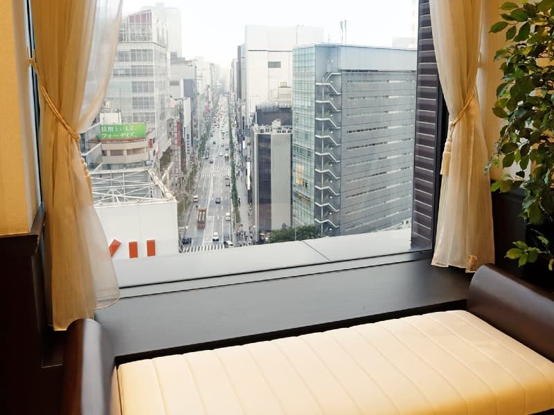 ◆共有ロビー
ロビーからは、銀座が一望いただけます
