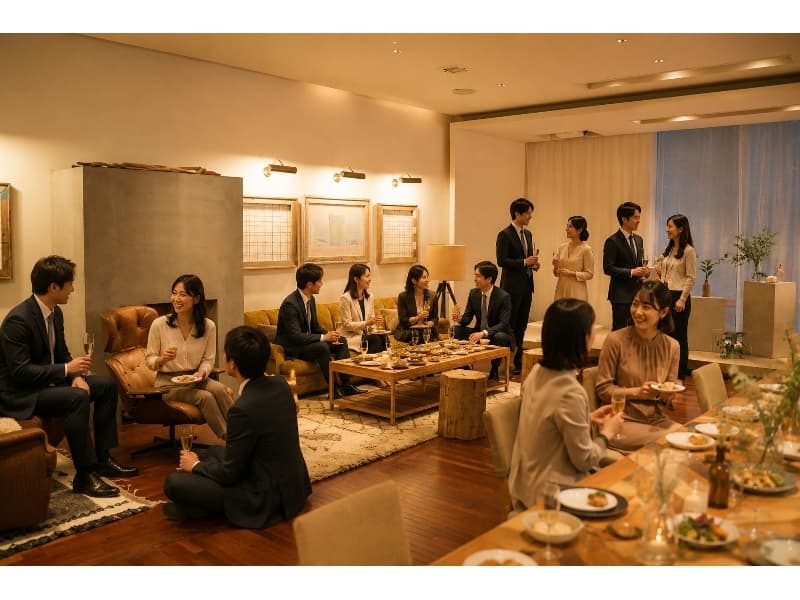 小宴会も可能な施設が完備されています♪