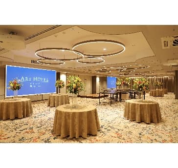 3階「日向」338㎡（3分割可）立食宴会