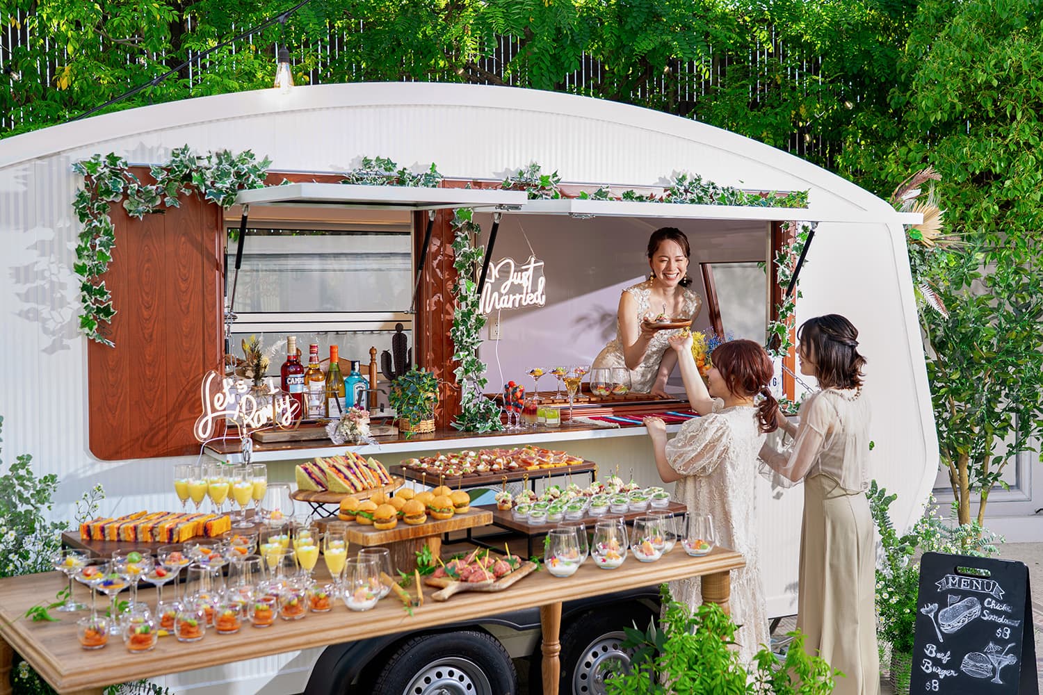ガーデンでお好みの料理スタイルをお楽しみいただけます