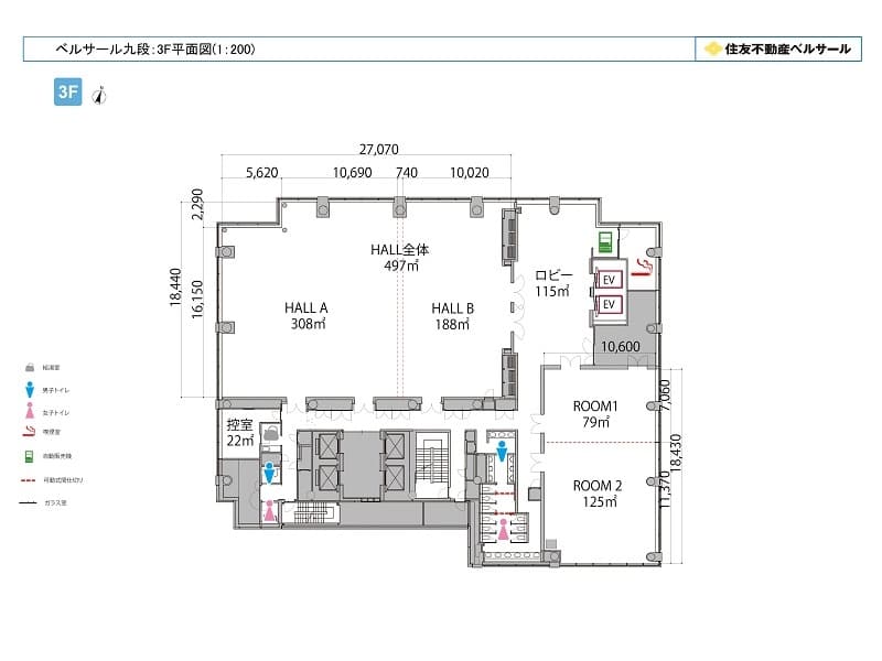 フロア図 (3F)