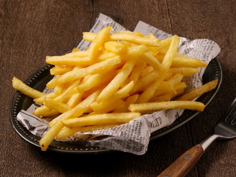 フライドポテトはカリカリの熱々で楽しみたい