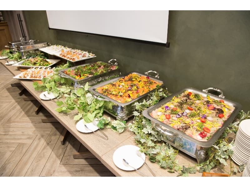 ビュッフェ料理はAプラン～Cプランまでご用意
