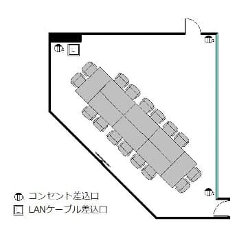 島型レイアウト・最大定員16名