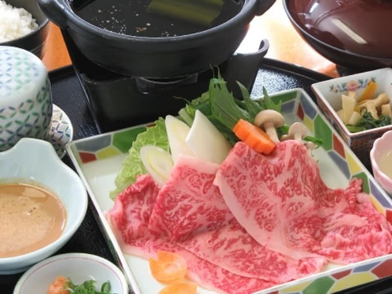 阿波牛しゃぶしゃぶ定食