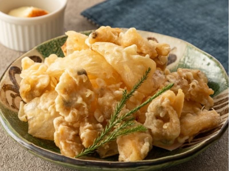 あさりと玉ねぎの唐揚げ
