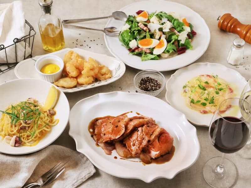 パーティーを彩る華やかなイタリアン料理