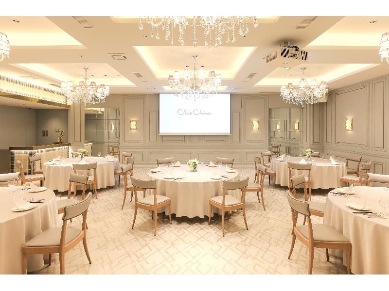 クラブガーデン
円卓宴会スクリーン使用