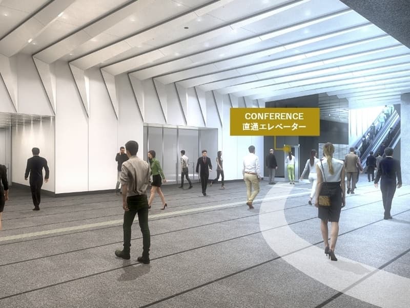「虎ノ門」駅改札を出てすぐのエレベーターに乗るだけで会議室に到着
