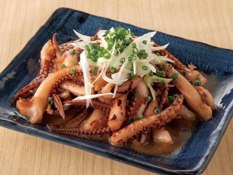 イカゲソのバター醤油焼き