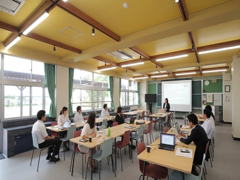 会場②：食堂兼会議室(58名)
会議利用イメージ画像