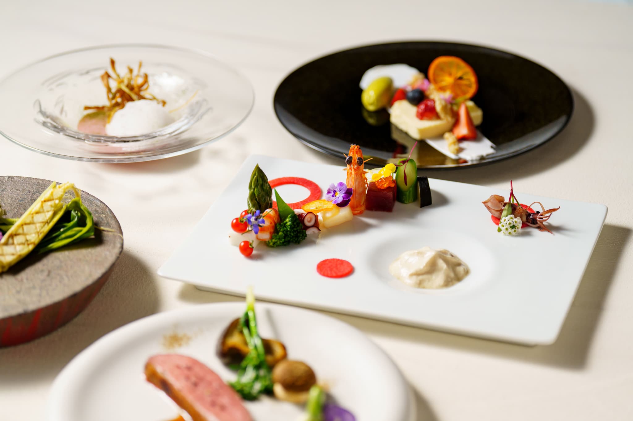 厳選された食材を贅沢に使用