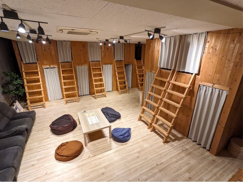 ドミトリータイプの宿泊部屋内観②
