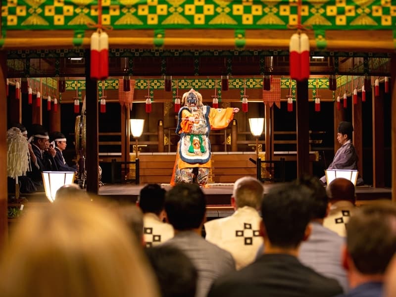 【乃木神社】神事：舞楽　納曽利舞