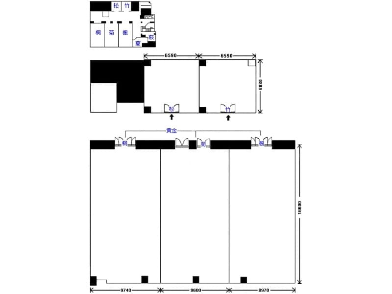 7階の平面図