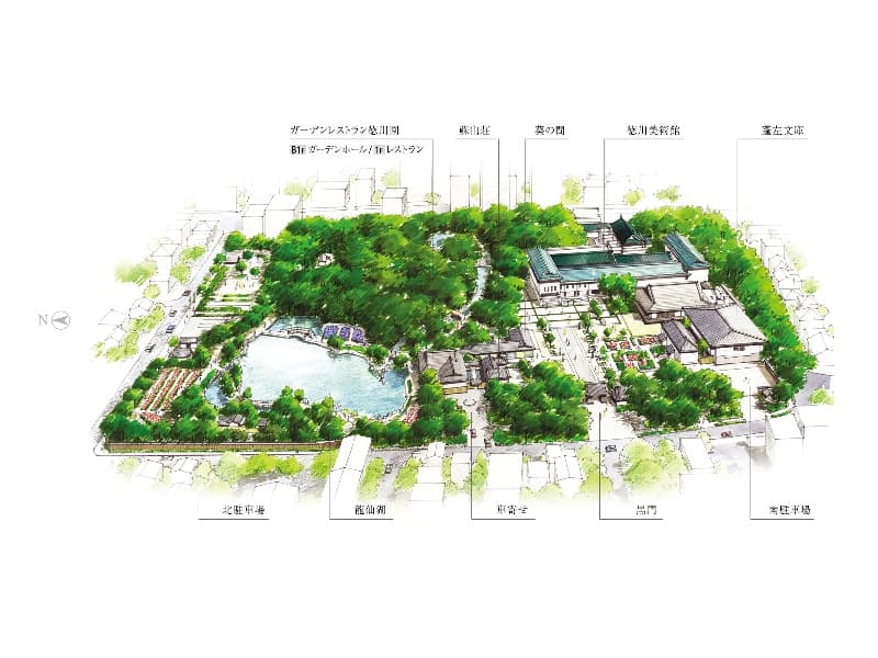 徳川園敷地全体図