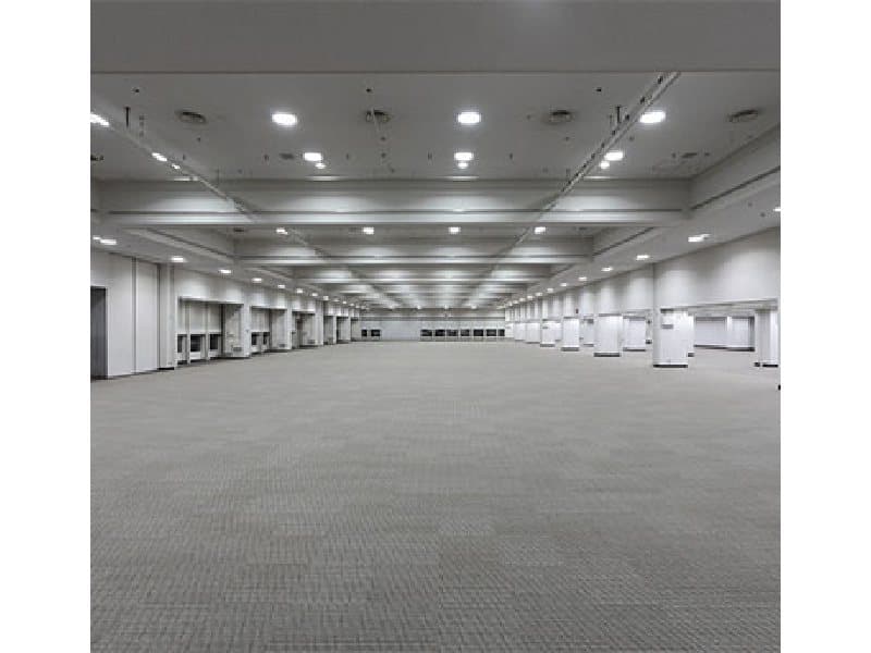 【展示ホール：A・B・C】3ホール合計2866㎡の大ホール
