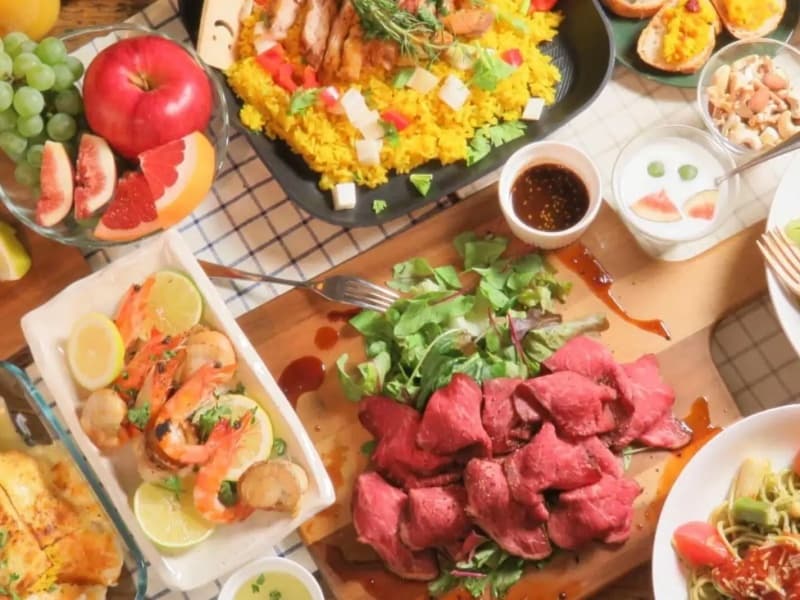 パーティーを彩る自慢の料理をご用意しています。