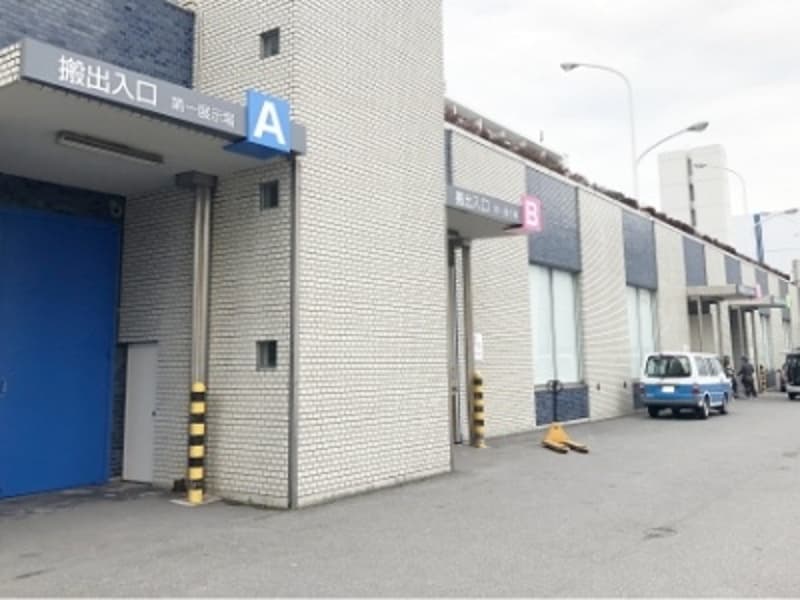 第一展示場搬出入口