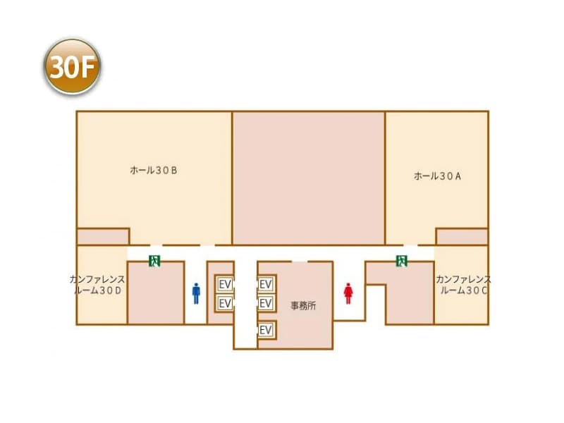 フロアマップ 30階