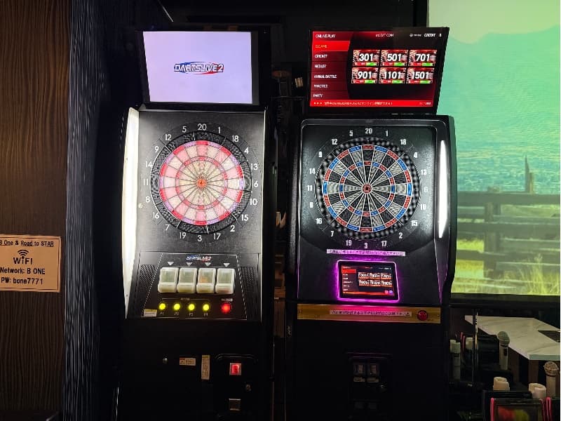 🎯ダーツ台完備でゲームで盛り上がろう🎯
プロ仕様のダーツ台をご用意。パーティーの合間にみんなで楽しめるゲームエンタメ。飲みながら、食べながら、ワイワイ盛り上がる最高のひとときを銀座でどうぞ。