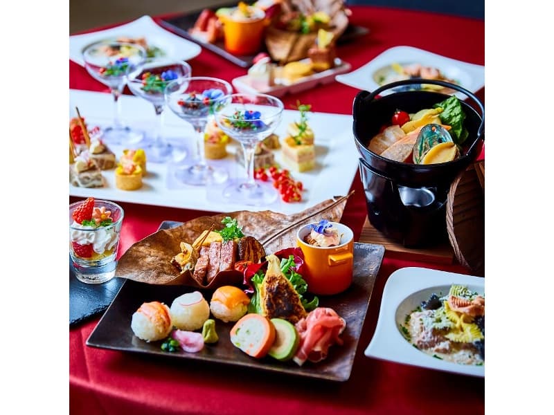 料理提供に関して
・ビュッフェ形式や大皿形式、お好きなスタイルでご提供可能です♪
・お重スタイルもご用意しております。