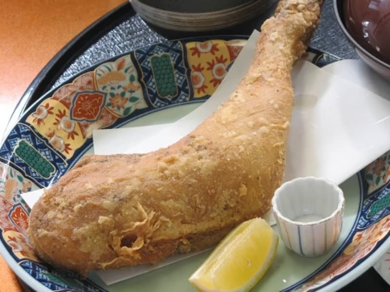 骨付もも唐揚げ御膳