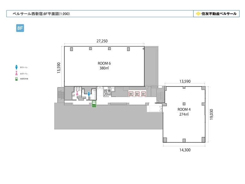 フロア図 (8F)
