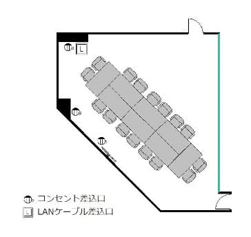 島型レイアウト・最大定員16名