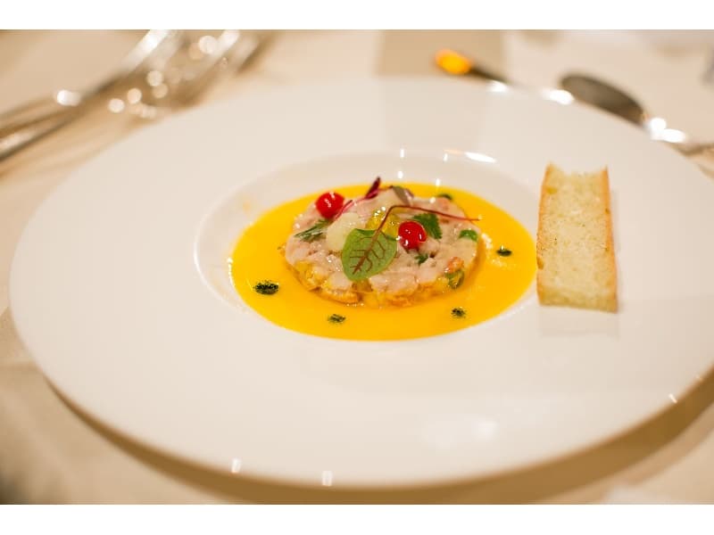 フランス料理イメージ(コース料理　オードブル）