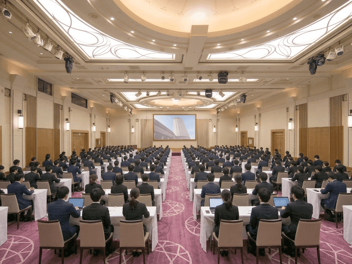 《2階 グレイス》
定例会議や研修、内定式や表彰式もお任せください。
