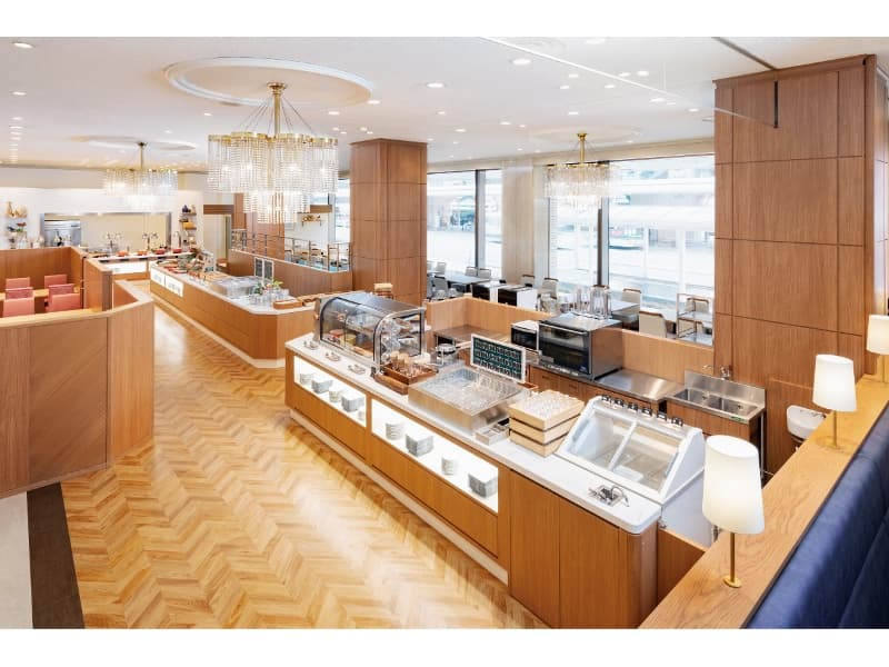 館内には様々なタイプのレストランがございます。
写真は1階レストラン「ブールヴァール」