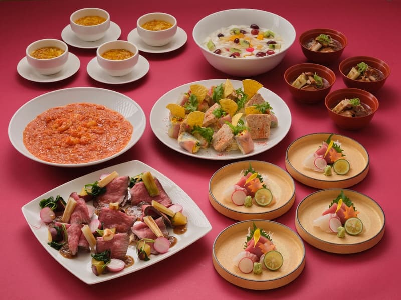 秋宴会／西洋料理＆中国料理お手軽コース
(￥6,500／※日〜木限定)