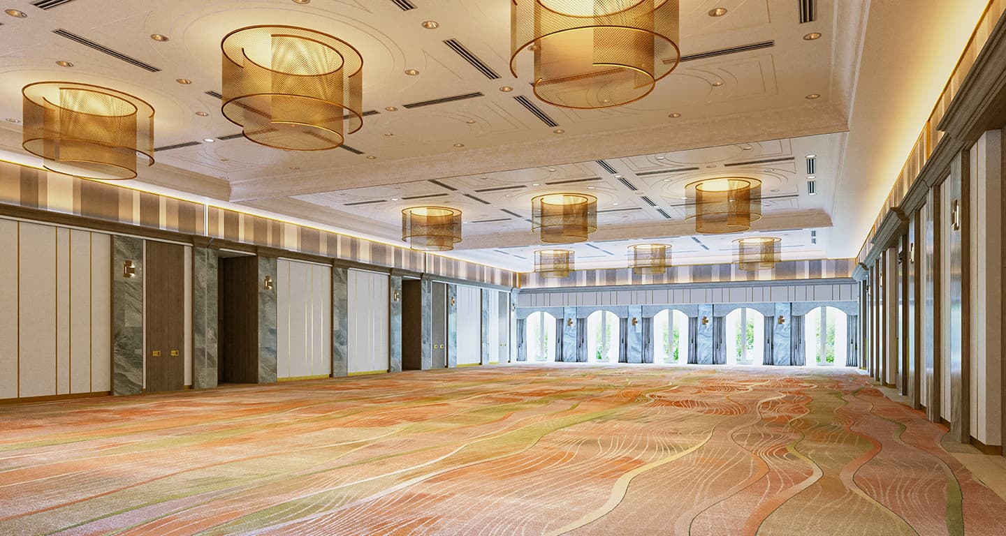 2026年9月、宴会場「昴」が最新鋭の設備に品格を兼ね備えた新たな空間として誕生します！
