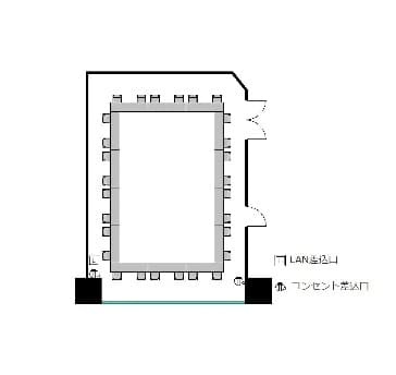 ロの字 : 最大28名