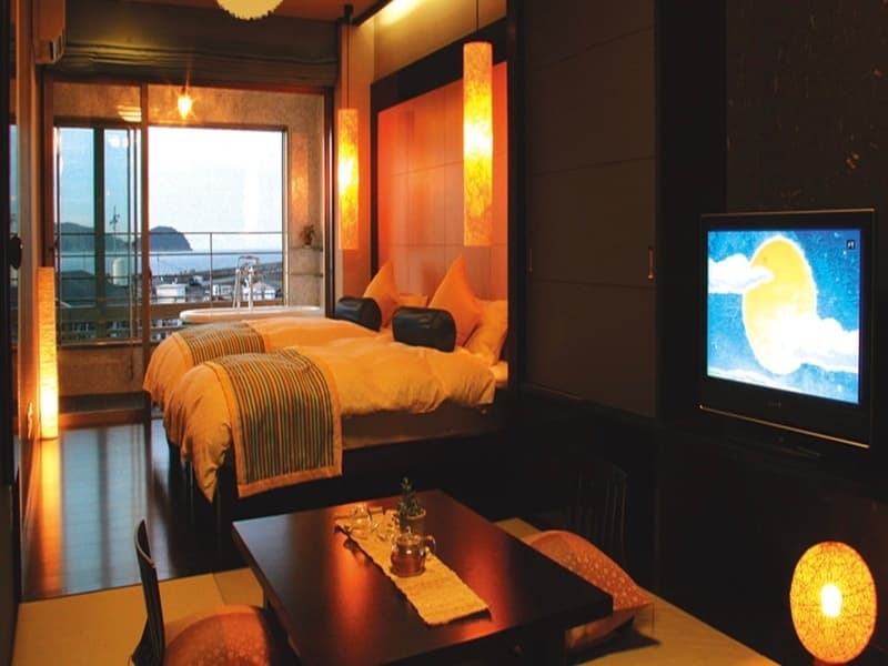 半露天風呂付ツイン+和室（15帖）　Bタイプ