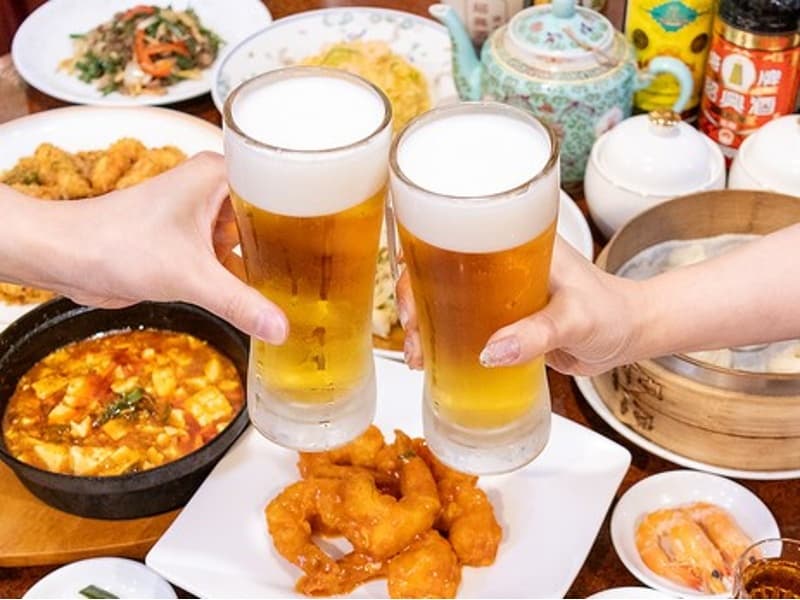 【お料理】
おいしい料理とビールで楽しい会の始まりを♪